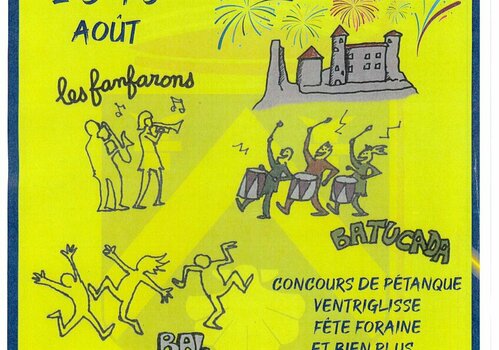 La fête patronale (1er week end d'août)